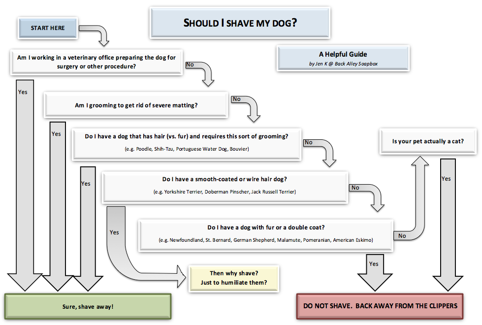 Dog Grooming Hair Length Chart